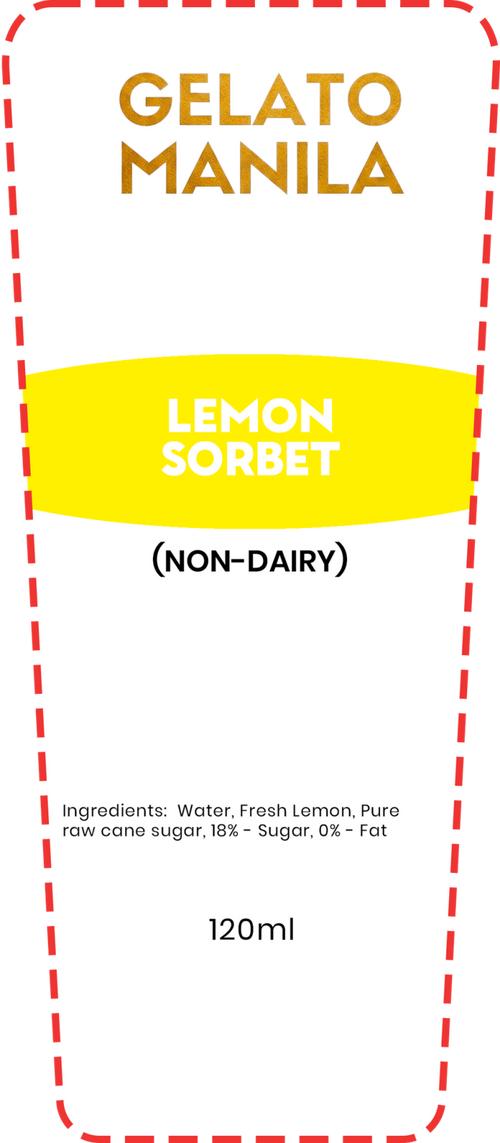 Lemon Sorbet (120 ml)