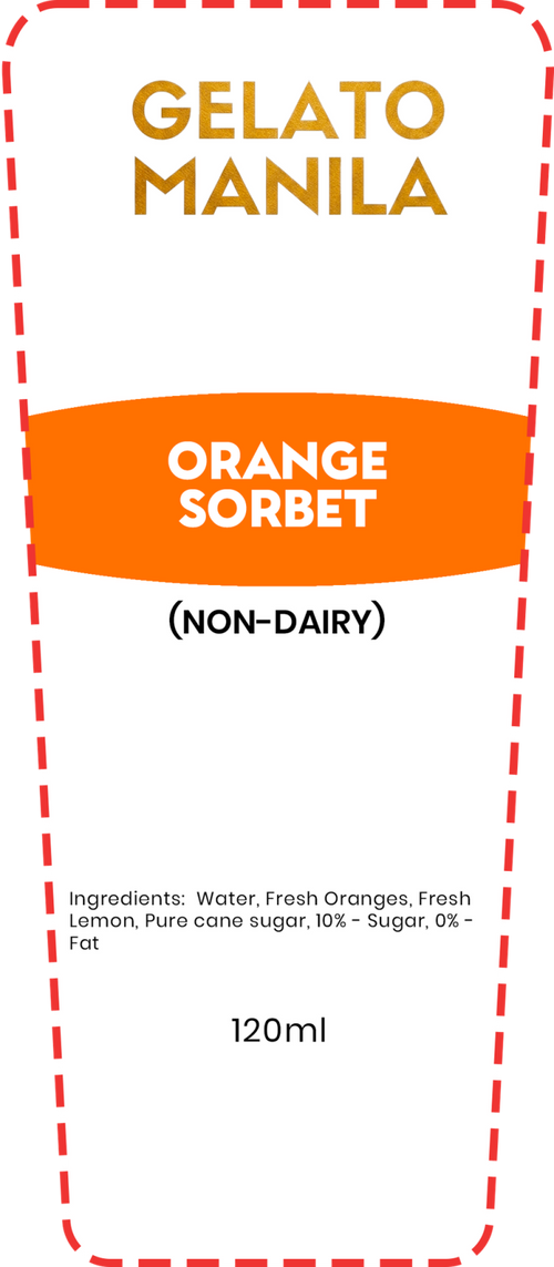 Orange Sorbet (120 ml)