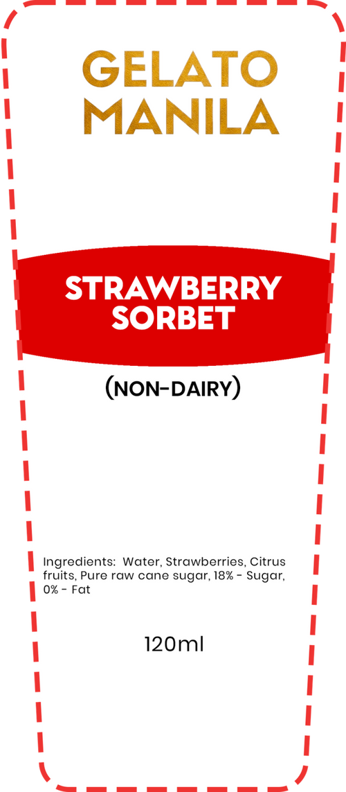 Strawberry Sorbet (120 ml)