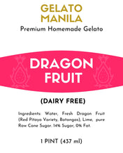 Load image into Gallery viewer, Dragon Fruit Sorbet (Vegan)
